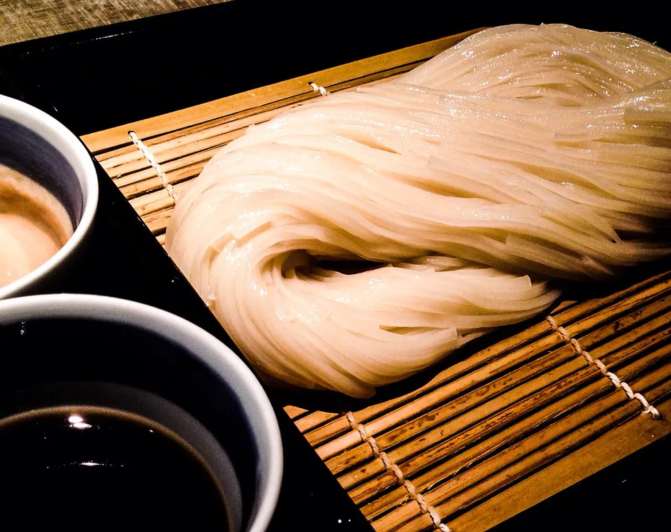 Inaniwa udon, Akita Prefecture, Japan