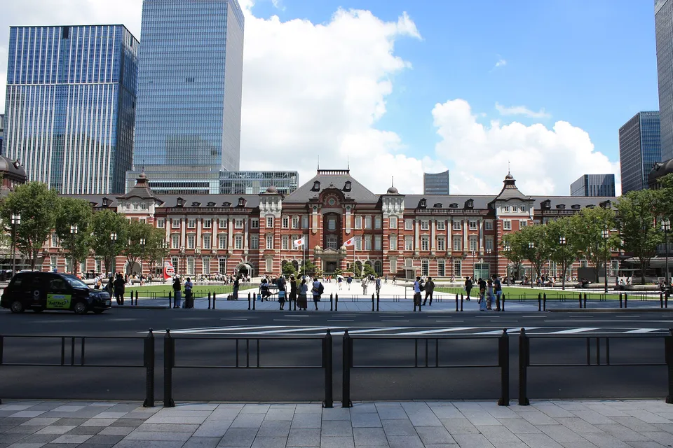 Tokyo Station's Marunouchi building — the image on its stamp