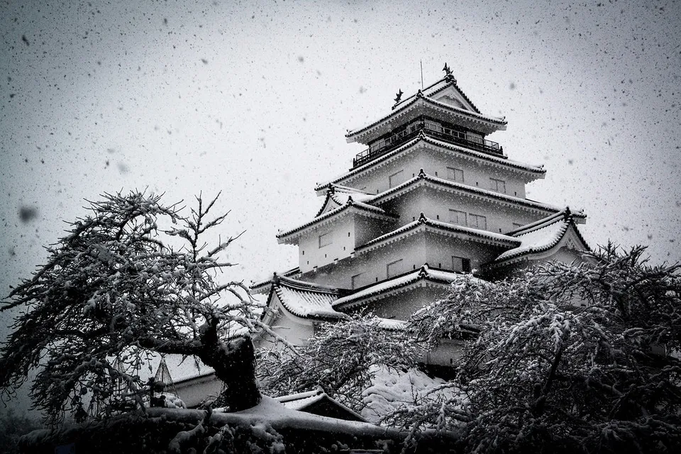 Tsurugajo Castle, Fukushima Prefecture, Japan