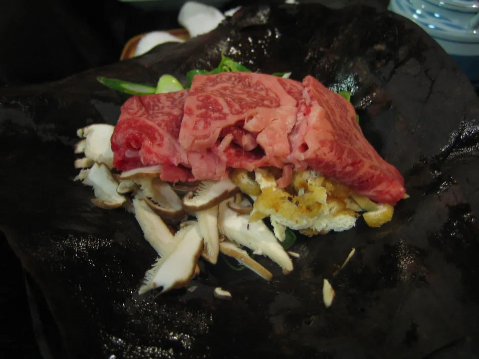 Hoba miso, Gifu Prefecture, Japan
