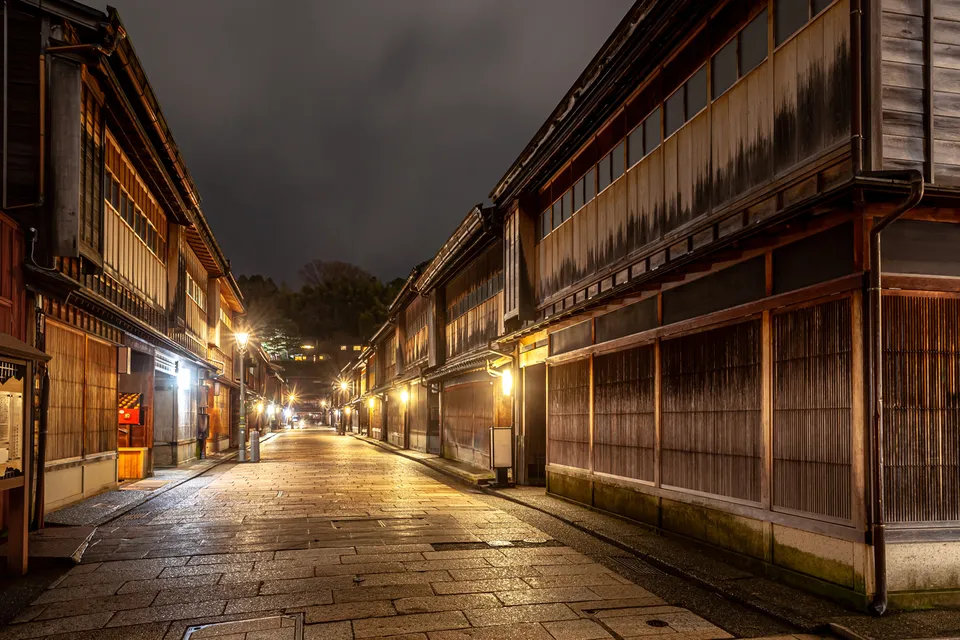 Higashi Chaya District, Ishikawa Prefecture, Japan