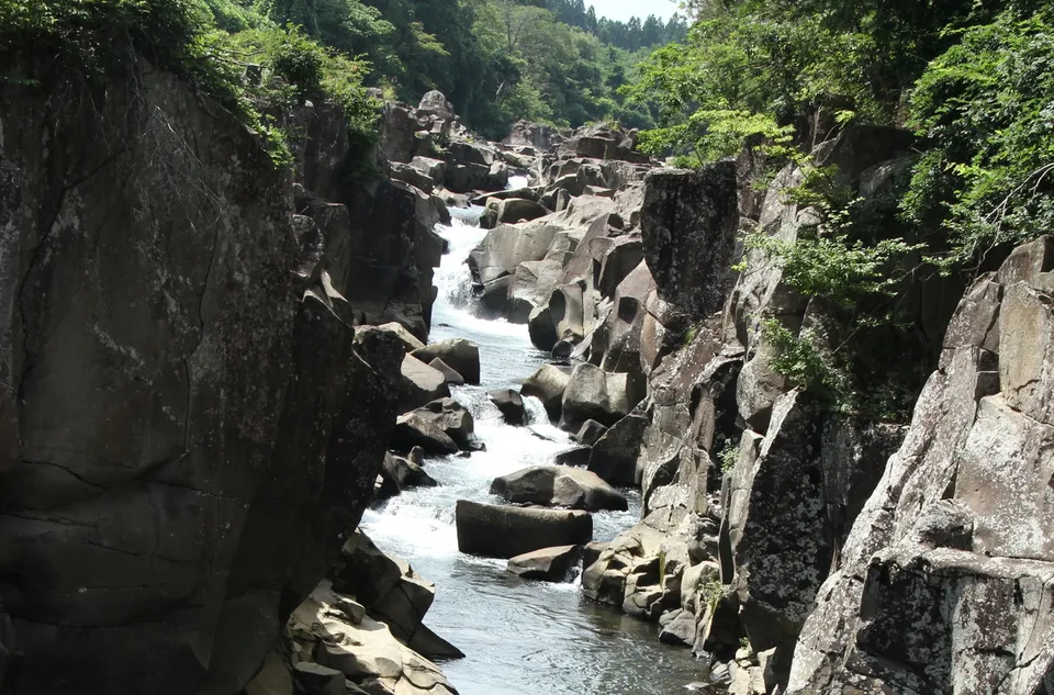Geibikei Gorge boat ride, Ichinoseki, Iwate Prefecture, Japan