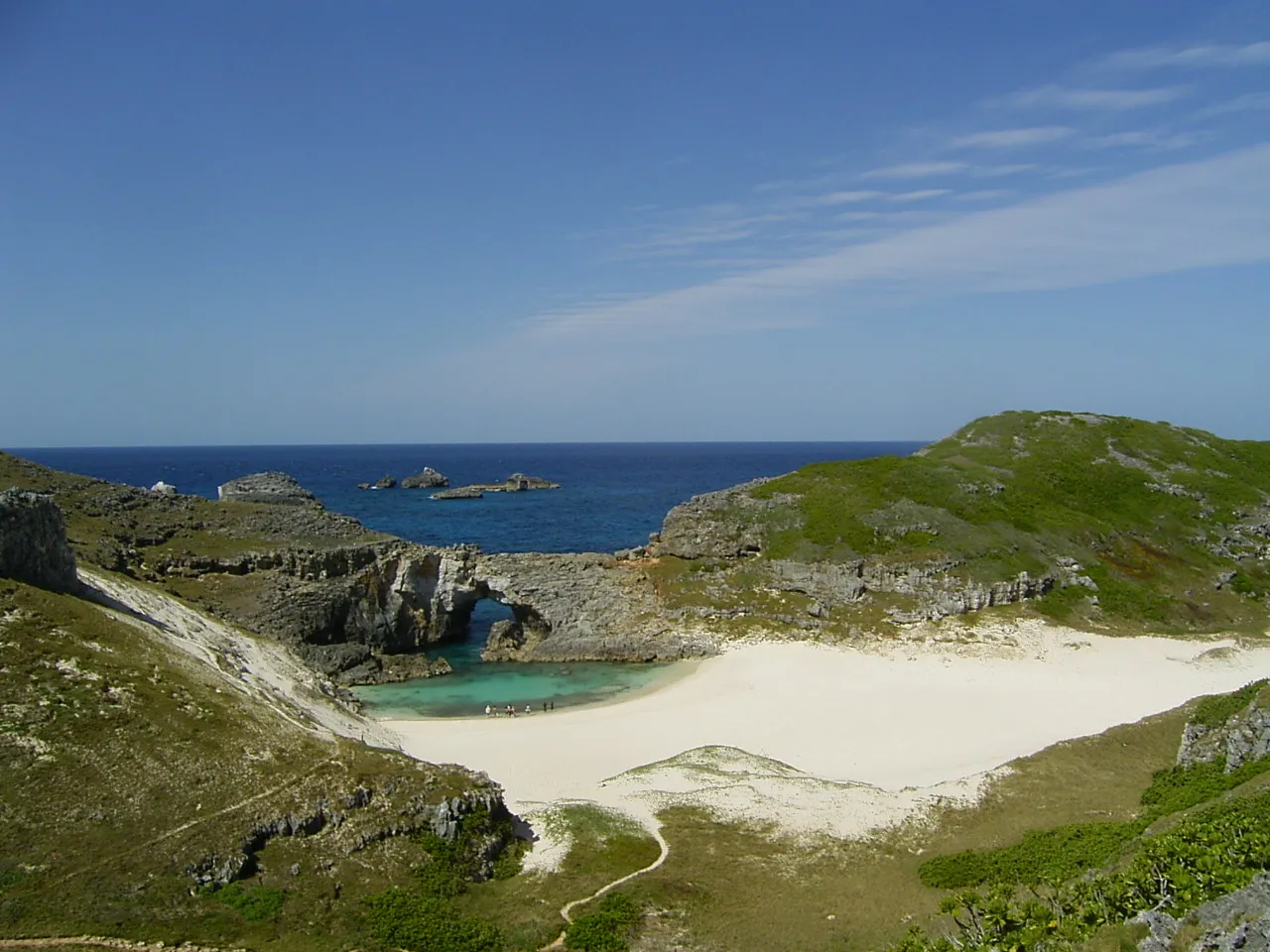 Ōgiike lagoon on Minamijima, off Chichijima — the Ogasawara Islands