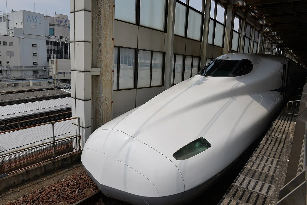 Shinkansen N700 Bullet Train, Japan