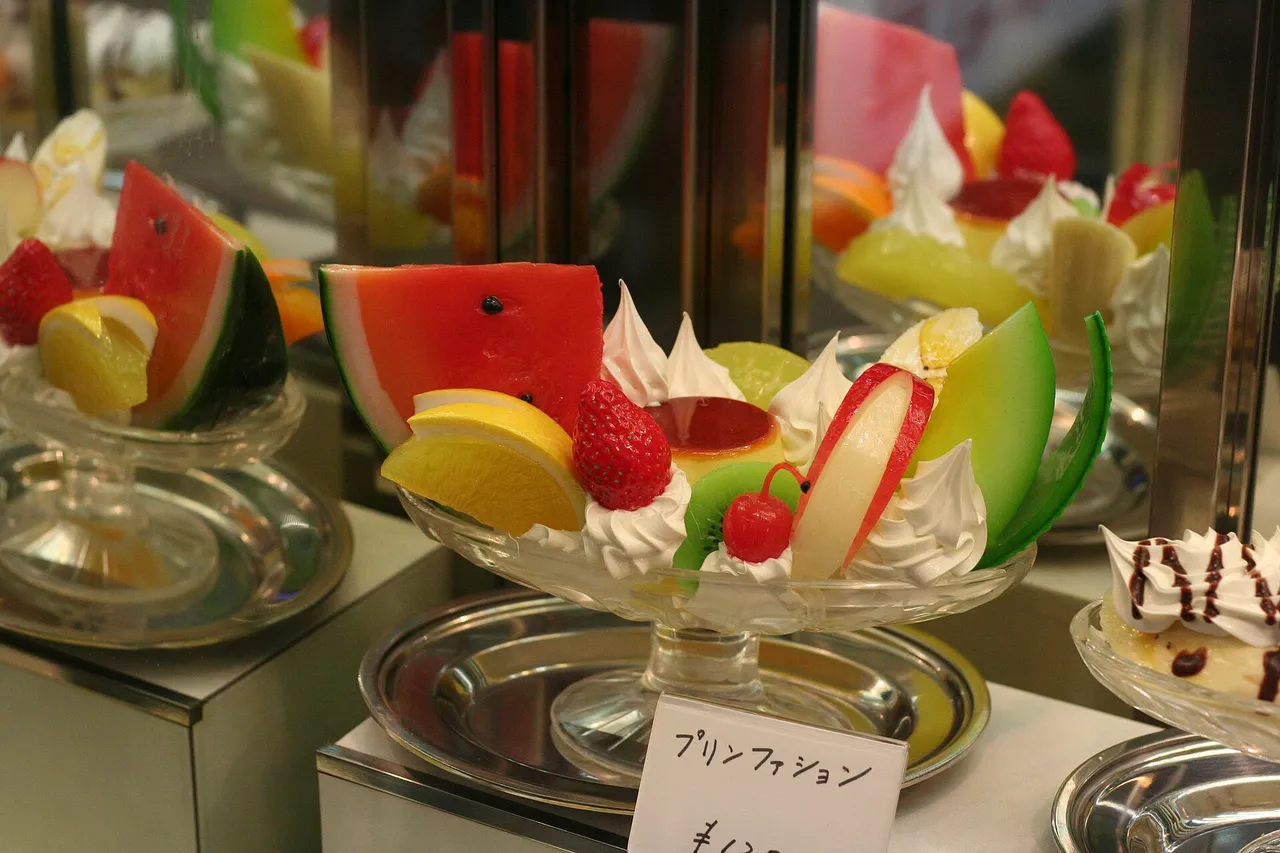 Parfait sample by pinguino in Osaka, Japan
