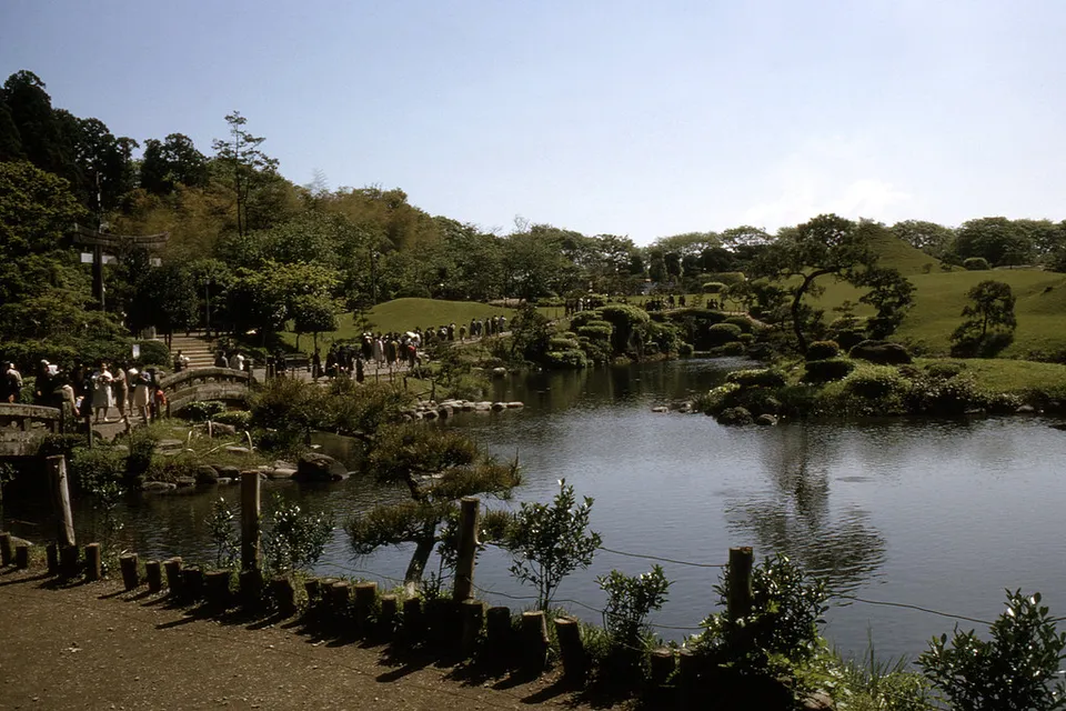 Suizenji Jojuen Garden, Kumamoto Prefecture, Japan