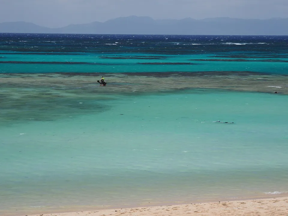 Nishihama on Hateruma, the southernmost inhabited island in Japan