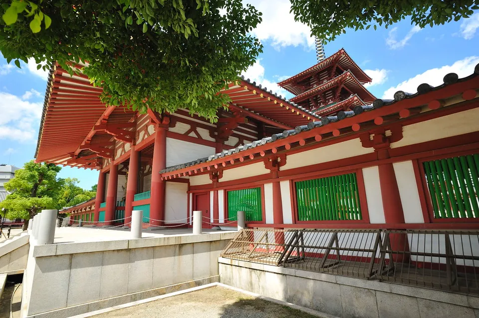 Shitennoji Temple, Osaka Prefecture, Japan