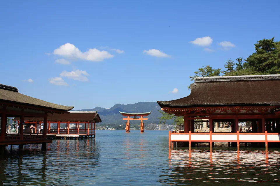 Itsukushima Shrine and its great torii, Miyajima