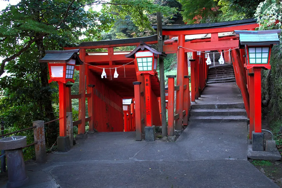 Taikodani Inari Jinja, Tsuwano, Shimane Prefecture, Japan