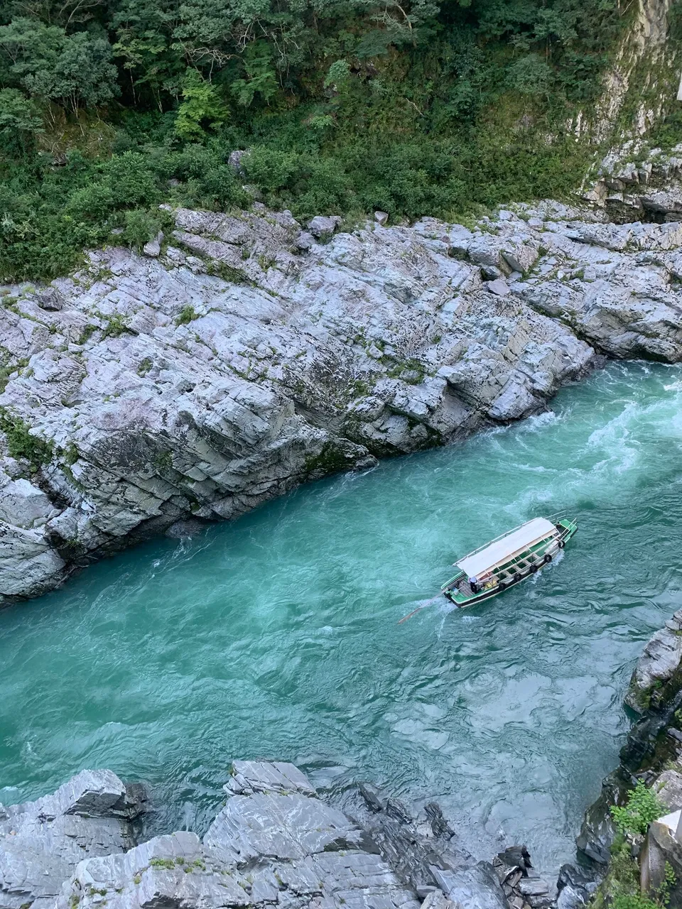 Oboke Gorge on the Yoshino River, Tokushima Prefecture, Japan