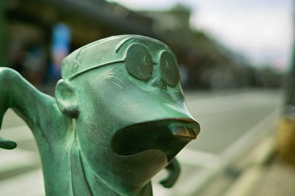 Mizuki Shigeru Road, Sakaiminato, Tottori Prefecture, Japan