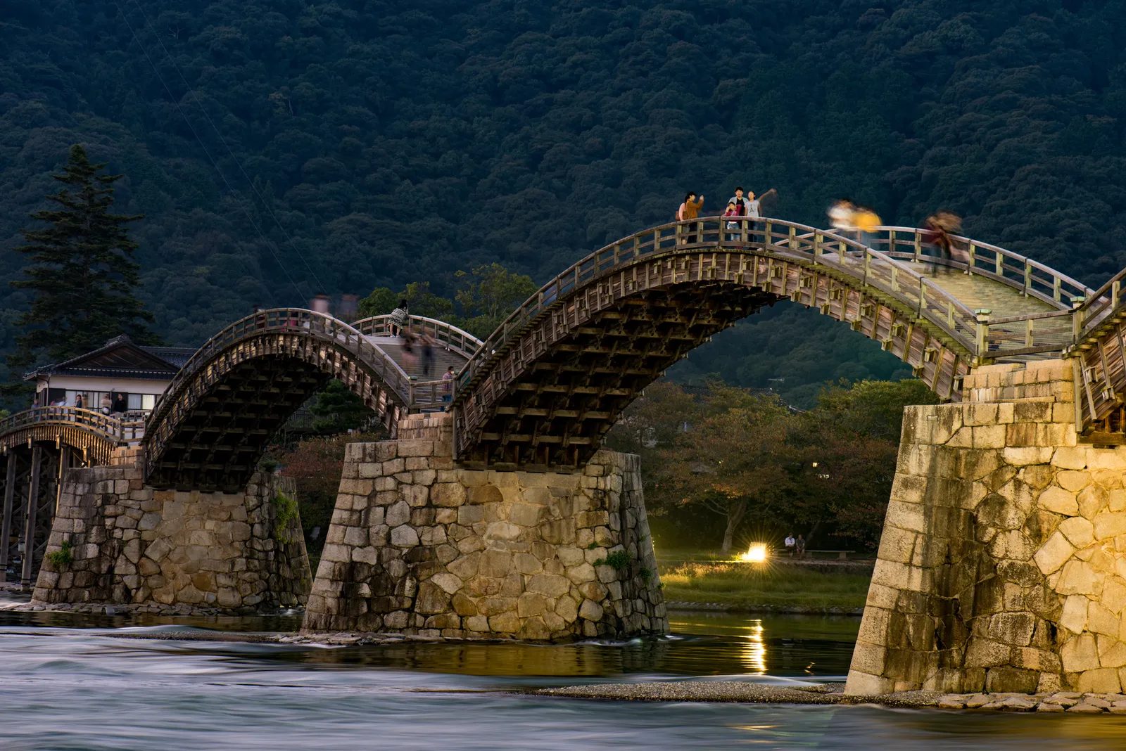 Kintai-kyō wooden arched bridge, Yamaguchi Prefecture, Japan