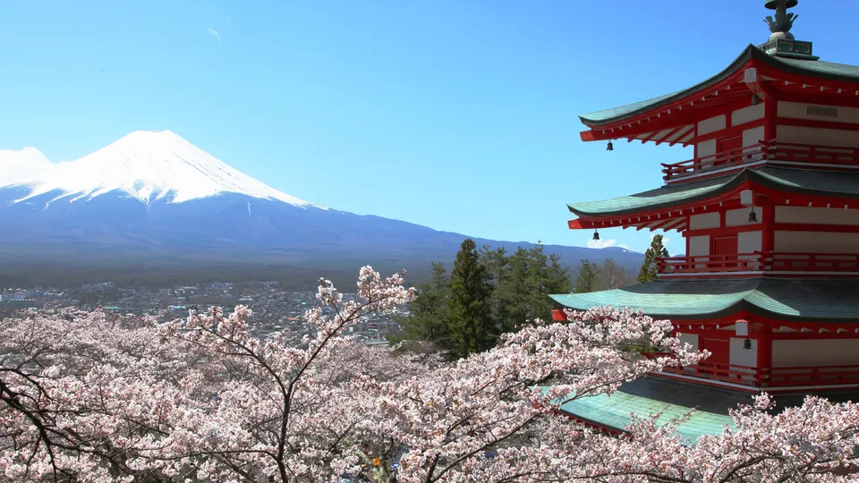 Chureito Pagoda, Yamanashi Prefecture, Japan